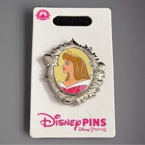 NEW Disney Princess Profile Portrait Silver Frame Aurora OE Pin Sleeping Beauty